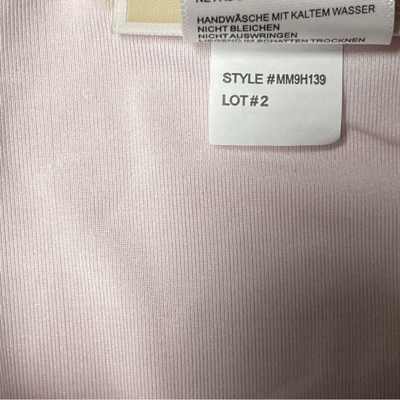 Michael Kors Safari Solids Lace-up Cross-back One-piece Swimsuit Red Size 10 - Picture 8 of 8